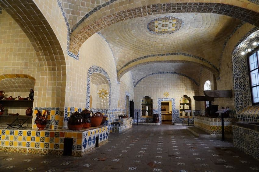 Kitchen of the ex convent of Santa Rosa in Puebla