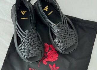 a pair of sandals