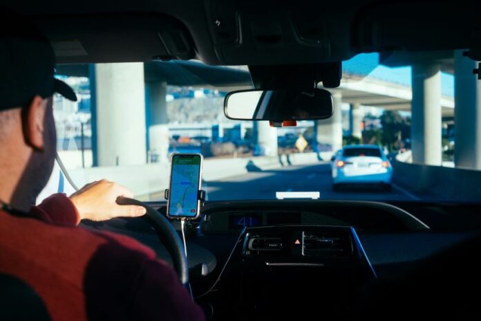 Driver with GPS device